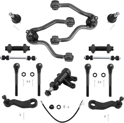 maXpeedingrods 15Pc Front Upper Control Arm Suspension Kit for Chevy Tahoe GMC Yukon K1500 K2500 Cadillac Escalade 1999-2000, Lower Ball Joint Sway Bar Link Pitman Idler Arm Tie Rod End in Saudi Arabia