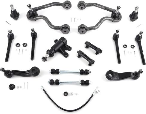 maXpeedingrods 15Pc Front Upper Control Arm Suspension Kit for Chevy Tahoe GMC Yukon K1500 K2500 Cadillac Escalade 1999-2000, Lower Ball Joint Sway Bar Link Pitman Idler Arm Tie Rod End in Saudi Arabia