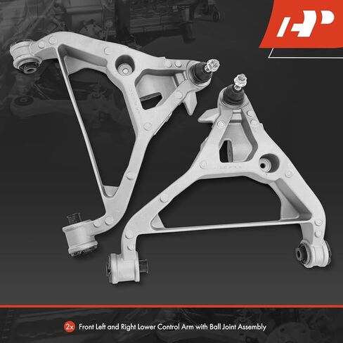 A-Premium 2 x Front Lower Control Arm, with Ball Joint & Bushing, Compatible with Ford Expedition 2003-2006, Lincoln Navigator 2003-2006 in Saudi Arabia
