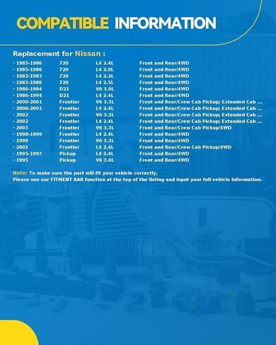 مجموعة الدعامات الخلفية الأمامية من PHILTOP لـ 1998-2003 Frontier 1986-1994 D21 1995-1997 بيك اب 1982-1986 Nissan 720, 37047/37073 مجموعة كاملة من الدعامات وممتص الصدمات، دعامات محملة للتعليق السريع in Saudi Arabia