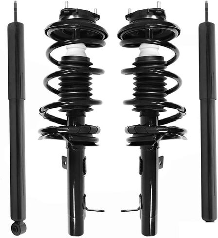 COMPLETESTRUTS - Front Complete Strut Assemblies with Coil Springs and Rear Shock Absorbers Replacement for 2000-2005 Ford Focus - Set of 4 in Saudi Arabia