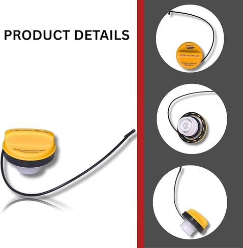 2 قطعة E85 غطاء الوقود غطاء الوقود مناسب لـ 2012 2013 2014 Chevy Silverado 1500 2500 3500 HD Avalanche Suburban Tahoe، لـ GMC Sierra Yukon XL، لـ Cadillac Escalade ESV EXT، استبدال GT347، 20962524 in Kuwait