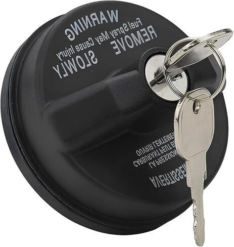 Locking Gas Cap Fuel Tank with Key Lock Fuel Cap Cover Compatible with Ram Challenger Grand Caravan Ram 1500 Cherokee TJ LJ JK JKU JL JLU JT Replace #05278655AB 5278655AB in Kuwait