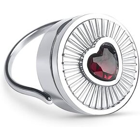 Ruby Heart Lip Balm Ring in 14K Gold in Saudi Arabia