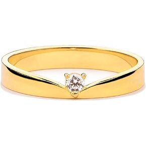 STORYJEWELLERY 925 Sterling Silver Pinky Ring, Gold Plated Rings for Women, Wedding Bands for Women, Gold Plated Band Ring in Kuwait