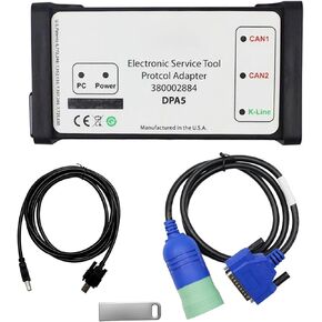 380002884 ESTV8.6 V9.5 V9.8 V9.12 DPA5 مجموعة أدوات التشخيص / محول بروتوكول ديربورن 5 - يناسب أدوات الخدمة الإلكترونية New Holland لحفارة شاحنة جرار in Kuwait