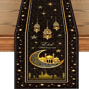 ديكور مفرش طاولة عيد الحب العتيق، ديكور مفرش طاولة عيد الحب الأحمر، ديكور مفرش طاولة عيد الحب لطاولة الطعام المنزلية والمطبخ (72 × 13 بوصة) in Kuwait