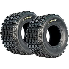 Set of 2 Sport ATV Tires 18x9.5-8, 4PR Tubeless Knobby Off-Road Tires for High Traction on Mud, Dirt & Trail in Kuwait