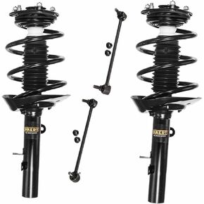 OREDY 4PCs Front Struts w/Coil Springs Assembly + Sway Bar Links Compatible with 2.4L Honda Accord 2013 2014 2015 2016 2017-172971 172970 K750651 K750650 in Kuwait