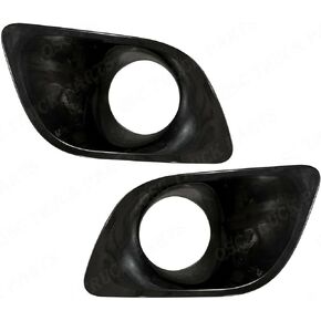 QSC Truck Parts Bumper Auxiliary Light Black Bezel Pair Left & Right compatible with Kenworth T680 in Kuwait