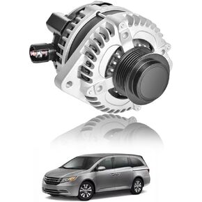 12V 130A Alternator, FIT 2014-2017 Honda Odyssey 3.5L V6, 6-Groove Clutch Pulley, Internal Regulator, Replaces OE# 31100-RV0-A11, 104211-8520, 11775 in Kuwait