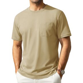 EKLENTSON Men's Lightweight Pocket T-Shirt UPF 80+ Sun Protection UV Tee Shirt Moisture Wicking Basic Tshirt in Kuwait