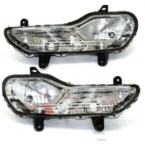 LOYALHEARTDY لسيارة Ford Escape مجموعة مصابيح الضباب لعام 2013 2014 2015 2016، مصباح ضوء الضباب للسائق والراكب يسار + يمين، مصباح ضوء الضباب ممتص الصدمات الجانبي in Kuwait