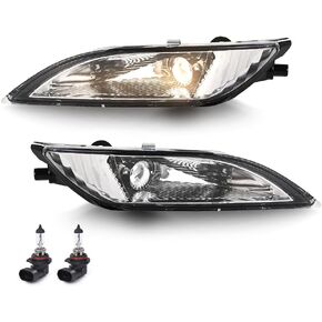 ANDPLAY Pair of Front Bumper Fog Light Driving Lamp Halogen Compatible with Toyota Sienna 2006 2007 2008 2009 2010 81220AE020, 81210AE020, TO2592122, TO2593122 White in Kuwait