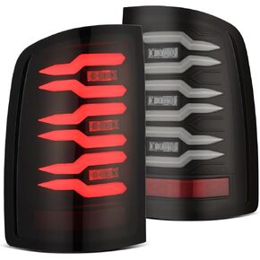 مصابيح خلفية AlphaRex متوافقة مع 07-14 GMC Sierra LUXX-Series LED Alpha-Black in Kuwait