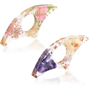 حامل صفحة الكتاب، قطعتين حامل صفحة الإبهام للقراءة، إشارة مرجعية من الراتنج المجفف يدويًا، حامل صفحات حلقة الإبهام، حامل فتاحة الكتب، ملحقات القراءة للمعلمين، قراء الكتب، هدايا محبي الكتب in Kuwait