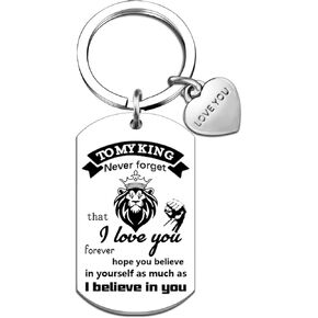 Valentines Gift for Boyfriend Birthday Gifts for Husband Birthday Fathers Gifts Sweetest Anniversary Valentines Day Gift for Husband Boyfriend To My King Keychains Fathers Day in Saudi Arabia