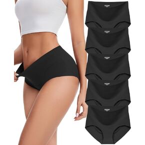 Sunm Boutique Seamless Underwear for Women Cheeky Panties No Show Underwear Invisible Breathable Bikini Panties 3/5/6/10 Pack in Saudi Arabia