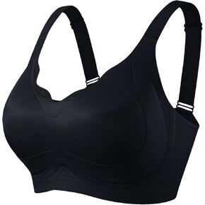 SHIJIALI Jelly Bras for Women Plus Size Supportive Seamless Bralettes Comfortable Full Coverage Push Up Wireless Tshirt Bra in Kuwait