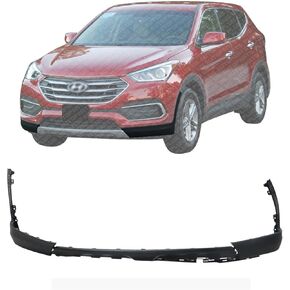 US AUTO PARTS PLUS New Front Bumper Lower Cover Textured Plastic Direct Replacement For Hyundai Santa Fe Sport 2017-2018 865124Z500 HY1015108 in Saudi Arabia
