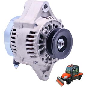 12V 75A K7711-61900 Alternator for Kubota UTV RTV1100 RTV-X1100C All Years for Kubota D1105-E2-UV 24.8HP Diesel Engine # K7711-61900 K7711-61901 K7711-61902 102211-6060 400-52227 in Kuwait