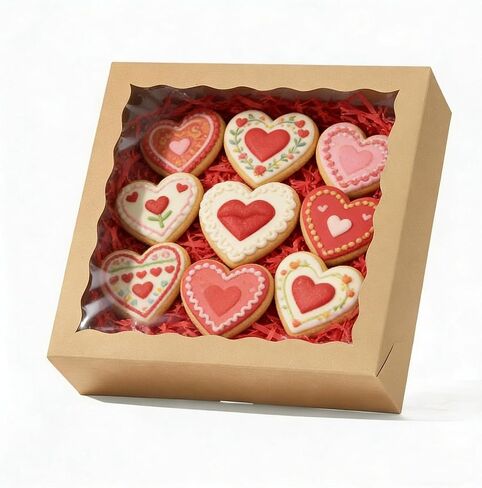 20 PCS فطيرة صناديق 10x10x2.5 بوصة: صناديق مخبز بيضاء مع نافذة ، صناديق ملفات تعريف الارتباط ، صناديق علاج ، صناديق الفراولة المغطاة بالشوكولاتة in Kuwait