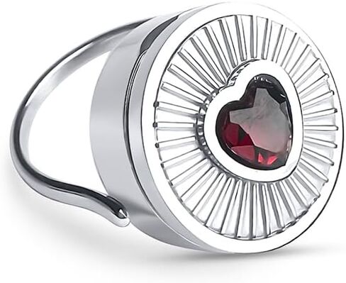 Ruby Heart Lip Balm Ring in 14K Gold in Saudi Arabia