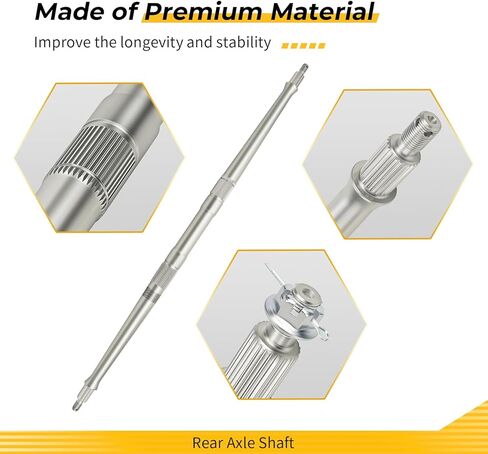 M MATI Rear Axle Shaft for Yamaha YFZ450 2017 YFZ450R 2009-2024 18P-25381-00-00 BKD-F5381-00-00 90171-16002-00 90252-03001-00 in Kuwait