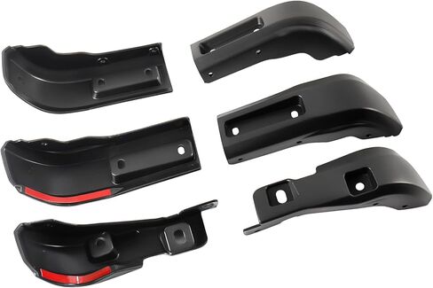 6 قطع من رفرف الطين متوافق مع جي إم سي سييرا 1500 2019-2025، حذف واقيات الطين الأمامية والخلفية لجميع الأحوال الجوية، لا يتطلب الحفر in Kuwait