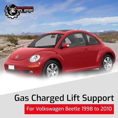 Front Hood Lift Support Shocks Strut for 1998-2010 Volkswagen Beetle Convertible VW Gas Springs Arms Pair SG201020 PM3161 1C0823359 SG201016 1C0823359E (1 Qty) in Saudi Arabia