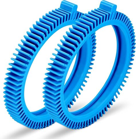 Canamax Premium 896584000-143 Blue Front Tire Kit with Super Hump Pool Cleaner - Fits Poolvergnuegen Parts 2X, 4X, Pressure Wheels - Pack of 2 in Kuwait