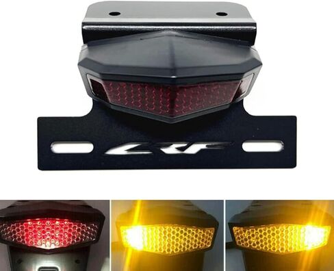 Rear Tail Tidy Integrated LED Tail Brake Light License Plate Holder Compatible with CRF 300L 2021 +,CRF300L Rally 2021 +, Red in Saudi Arabia