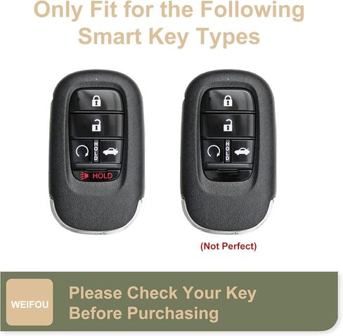 غطاء مفتاح Fob لسيارة Honda CRV 2026، غطاء مفتاح ذهبي لسيارة Civic HRV Pilot Accord 2025، حافظة مفاتيح ذكية مع سلسلة مفاتيح جلدية 2024، ملحقات السيارة بلينغ (BT5B أخضر) in Kuwait