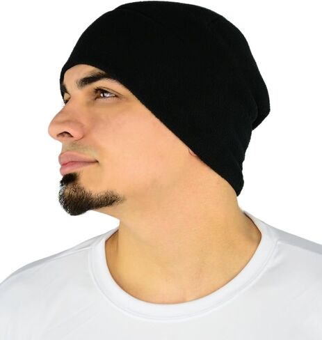 قبعات Mato & Hash Beanie للرجال والنساء - قبعة ساعة سوداء - معدات الطقس البارد in Kuwait