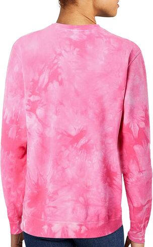 TEEAMORE Personalized Embroidered Tie Dye Sweatshirt Add Your Own Embroidery Text Monogram Unisex Adult Sweatshirts in Kuwait