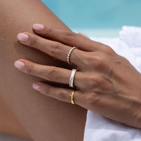 STORYJEWELLERY خاتم الخنصر من الفضة الإسترليني عيار 925، خواتم مطلية بالذهب للنساء، خواتم زفاف للنساء، خاتم خاتم مطلي بالذهب in Saudi Arabia