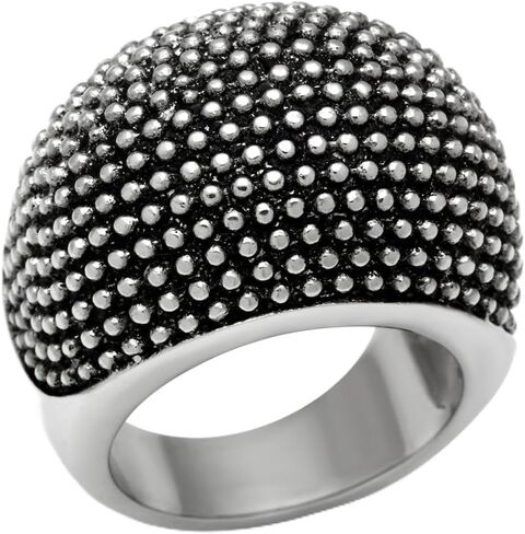 TK519 - High polished (no plating) Stainless Steel Ring with No Stone in Saudi Arabia