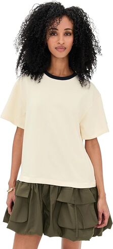 Sea Women's Hester Solid Combo Tee Dress in Kuwait