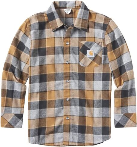 Carhartt Boys' Big Plaid Flannel Shirt in Saudi Arabia