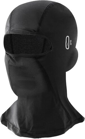 قناع الوجه بالاكلافا الصيفي، قناع الوجه الحريري الجليدي البارد للحماية من الأشعة فوق البنفسجية من الشمس، بالاكلافا للدراجات النارية مع فتحات للنظارات، قناع التزلج للرجال والنساء باللون الأسود in Kuwait