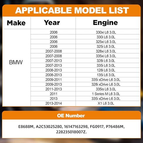 Electric Fuel Pump Module Assembly Compatible With BMW 1 Series 128i 135i 335i 328xi 325xi 330xi L6 3.0L Repalce E8688M SP6671M in Kuwait