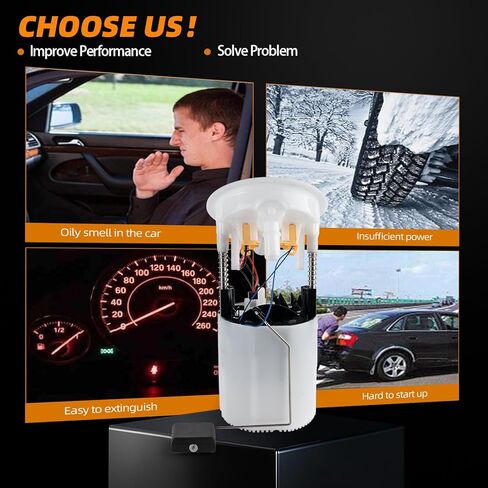 Electric Fuel Pump Module Assembly Compatible With BMW 1 Series 128i 135i 335i 328xi 325xi 330xi L6 3.0L Repalce E8688M SP6671M in Kuwait