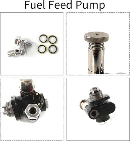 Fuel Feed Pump 34461-09050 105220-5960 105220-5001 Assembly Compatible with Mitsubishi S4S S4Q S4Q2 Compatible with Komatsu 6D102 6D95 Engine Fuel Pump Replacement Parts in Saudi Arabia