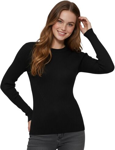 v28 Turtleneck Sweaters Women Retro Mock Neck Ribbed Knitted Pullover Fashion Fall Sweater in Kuwait