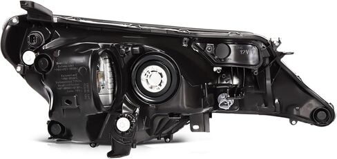 مجموعة المصابيح الأمامية الجانبية للسائق والراكب مناسبة لـ 2013 2014 2015 لسيارة Toyota RAV4 عدسة شفافة باللون الأسود مجموعة المصابيح الأمامية استبدال زوج 81170-OR042 81130-OR042 in Kuwait