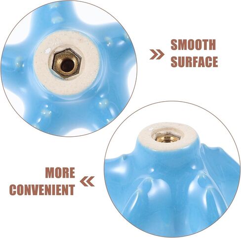 2pcs Cartoon Shell Shape Ceramic Drawer Pull Handles Design for Room Dresser and Wardrobe Furniture in Kuwait