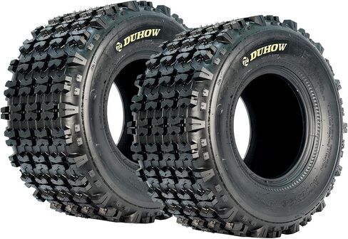 Set of 2 Sport ATV Tires 18x9.5-8, 4PR Tubeless Knobby Off-Road Tires for High Traction on Mud, Dirt & Trail in Kuwait
