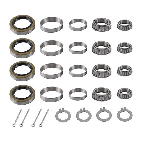 Trailer Axle Bearing Kit L68149/L68111 L44649/L44610 Grease Seal 171255TB 10-19 I.D. 1.719'' for #84 Spindle 3500 LB Trailer Axles (Set of 2) in Saudi Arabia
