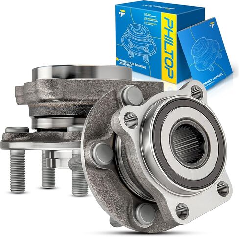 PHILTOP 513303 Front Wheel Bearing Hub Assembly for 2009-2014 Subaru Forester, 2008-2014 Subaru Impreza, 2013-2014 XV Crosstrek, 2pcs in Saudi Arabia