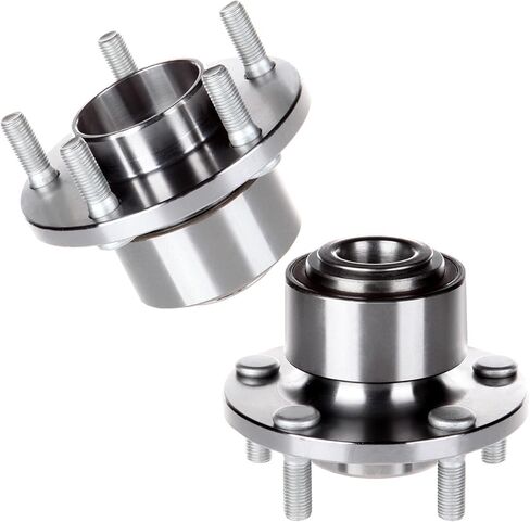 SCITOO 2 x Front Wheel Bearing and Hub Assembly 2007-2013 for Volvo C30,2006-2013 for Volvo C70,2004-2011 for Volvo S40,2005-2011 for Volvo V50,5-Lug 1.9L 2.0L 2.4L 2.5L 513255 in Saudi Arabia